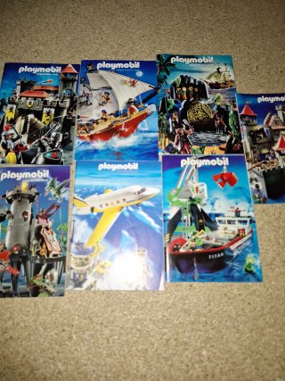 Lote 9 catálogos Playmobil