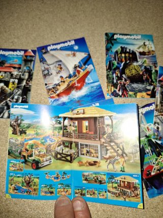 Lote 9 catálogos Playmobil