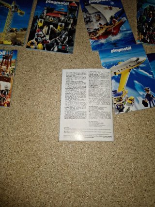 Lote 9 catálogos Playmobil