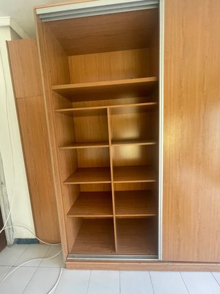 Armario puertas correderas madera grande