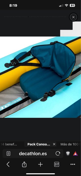 Kayak Gonfiabile 100 Essential 1/2 Posti