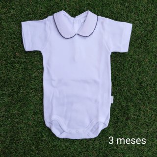 Body Cambrass cuello gris T.3 meses (62cm)