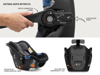 Silla Coche Bebé Jané Koos i-Size + Base Isofix