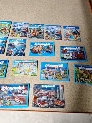 Lote 15 catálogos Playmobil varios años