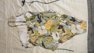 Bañador Asimétrico Estampado ASOS Talla M