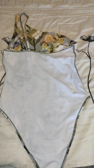 Bañador Asimétrico Estampado ASOS Talla M