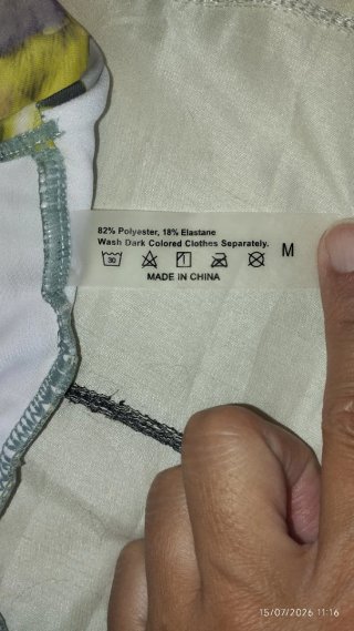 Bañador Asimétrico Estampado ASOS Talla M