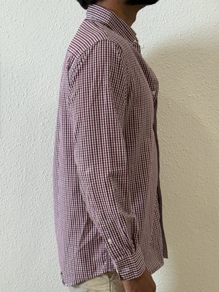 Camisa de cuadros hombre