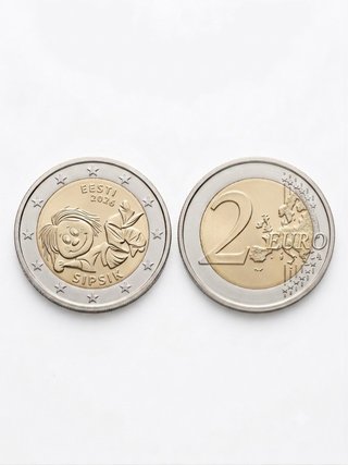 Moneda 2€ Estonia 2026. SIPSIK