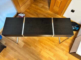 Mueble entrada madera y metal