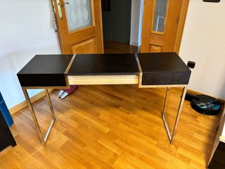 Mueble entrada madera y metal