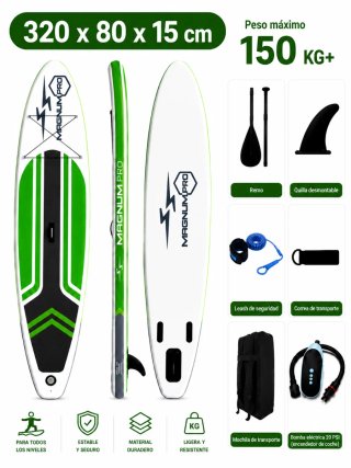 Tabla Paddle + Bomba eléctrica Nueva - Pack Nuevo