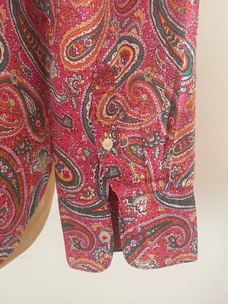 Camisa Tommy Hilfiger Talla 38 Estampado Paisley