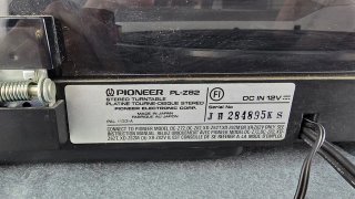 Giradischi Pioneer PL-Z82 non funzionante