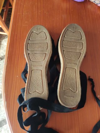 Alpargatas Fallero Negras Talla 40