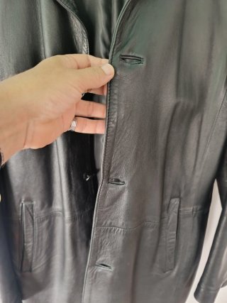 Chaqueta 3/4 Piel auténtica Hombre Talla L