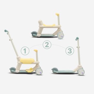 Patinete convertible para niño 3 ruedas, de 18 meses a 5