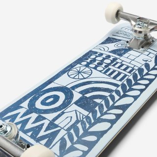 SKATEBOARD COMPLET CP500 TRIBE AZUL PARA SKATERS A PARTIR