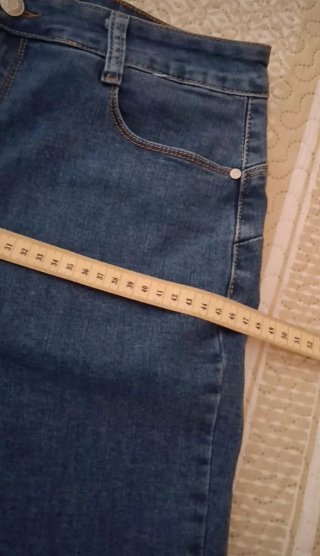 Pantalón vaquero corto mujer azul