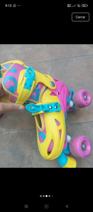 Patines 4 Ruedas Ajustables Talla 31-34
