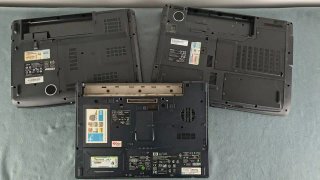 Lotto 3 notebook laptop PC Acer HP non funzionanti