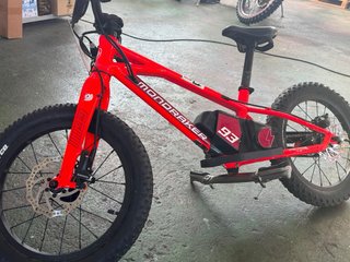 Bicicleta Eléctrica Infantil Roja