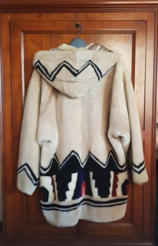 Abrigo de piel trival para mujer