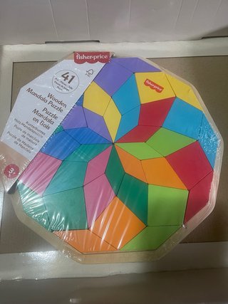 Puzzle Mandala Madera Fisher-Price 41 Piezas