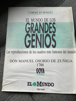 Reproducción cuadro de Goya de Manuel Osorio