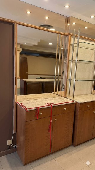 Conjunto modular estanterías y armarios