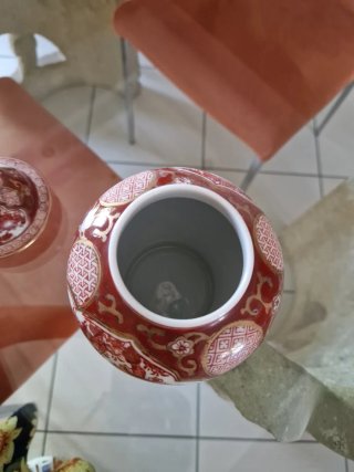 Vaso Giapponese in Porcellana