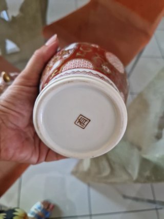Vaso Giapponese in Porcellana