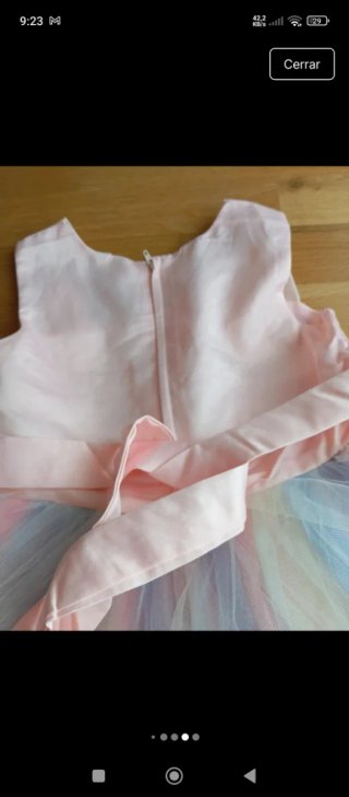 Disfraz Unicornio Niña Talla 6 Años