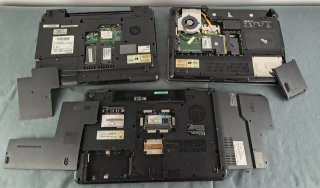 Lotto 3 PC laptop Notebook PC Asus Toshiba ricambi