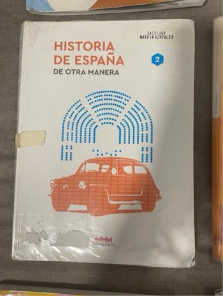 Libros 2 de bachillerato Historia y Geografía.