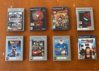 Lotto 8 Giochi PS2 Platinum e Standard