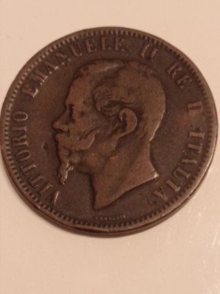 10 Céntimos Italia 1866