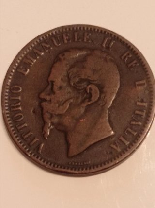 10 Céntimos Italia 1866