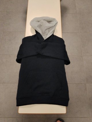 Sudadera Casa Real niño negra T 7-8