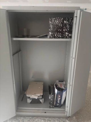 Armario Acorazado Metálico Gris.