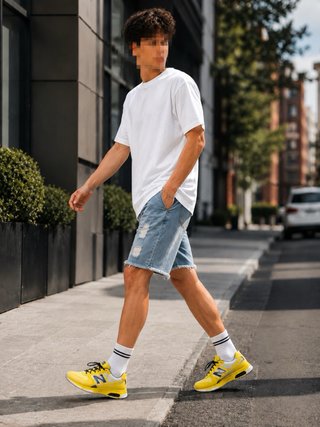 New Balance X-Racer Amarillo Flúor Talla 45.5
