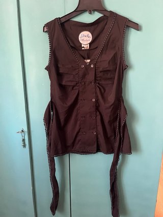 Almatrichi Camisa Tirantes Negra Talla 38