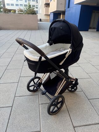Cybex Priam Silla de Paseo Negra con complementos