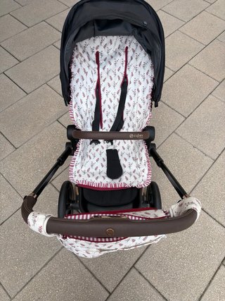 Cybex Priam Silla de Paseo Negra con complementos