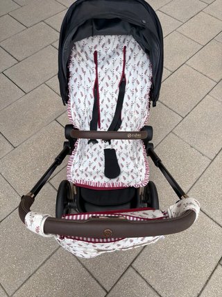 Cybex Priam Silla de Paseo Negra con complementos