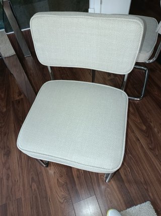 Mesa de cristal con 6 sillas