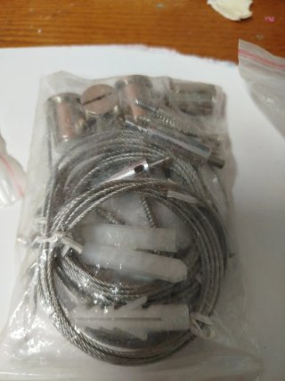 Kit suspension ajustable para lamparas paneles led