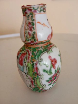 Jarrón chino antiguo siglo XIX