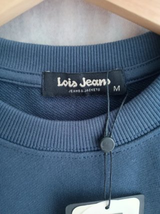 Sudadera Lois Jeans Talla M Azul/Gris