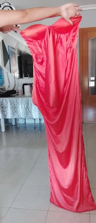 Vestido rojo largo